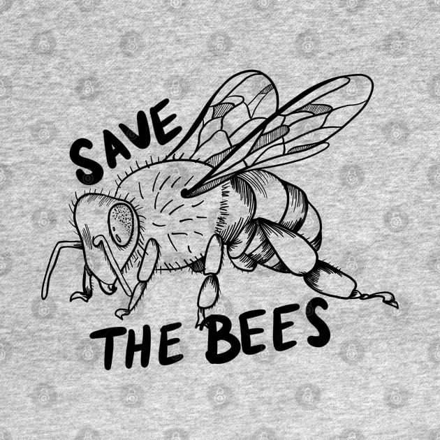 Save the bees by Arlae Design Co